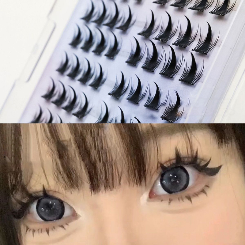 Eyelash Extension Cluster - Cílios Postiços de Simulação Estilo Elfo