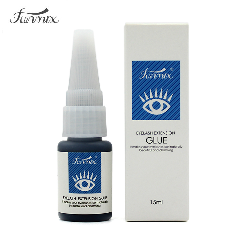 Eyelash Extension Eye Irritation - Cola Preta para Cílios Funmix, Coreia