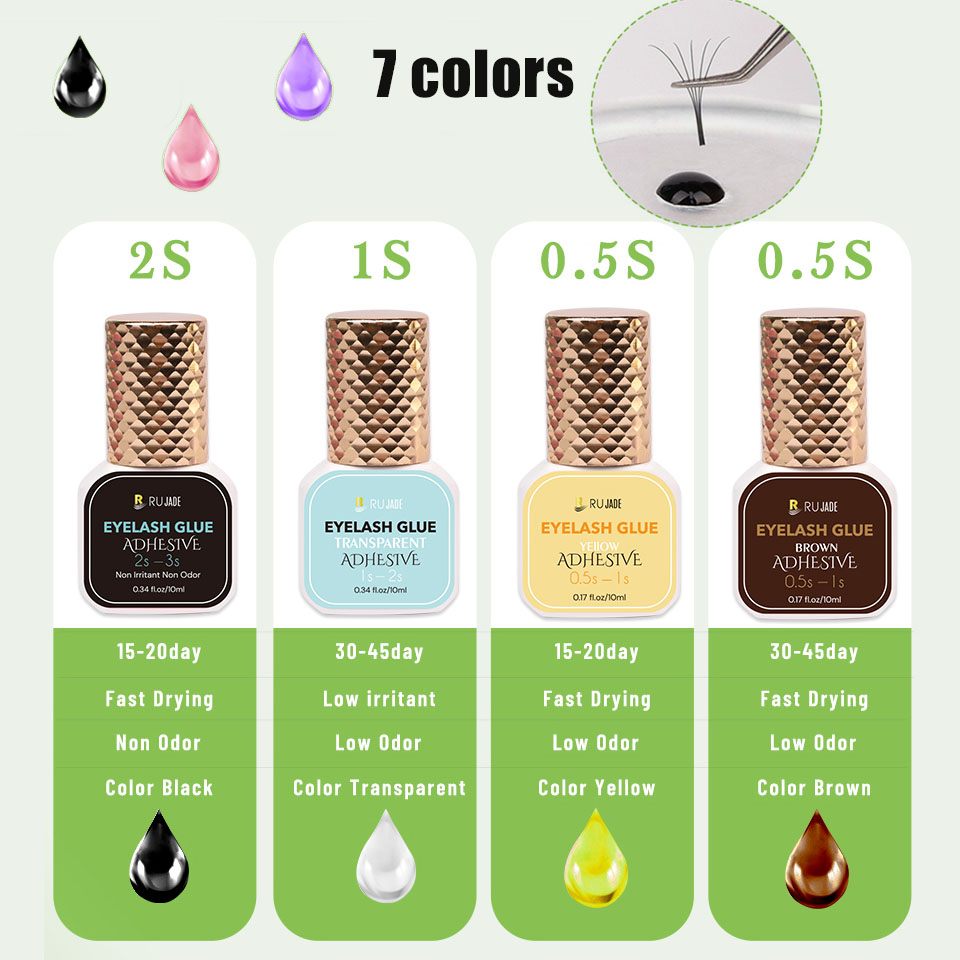 Eyelash Extension Eye Irritation - Cola para cílios profissional 5/10ml 0.3s,
