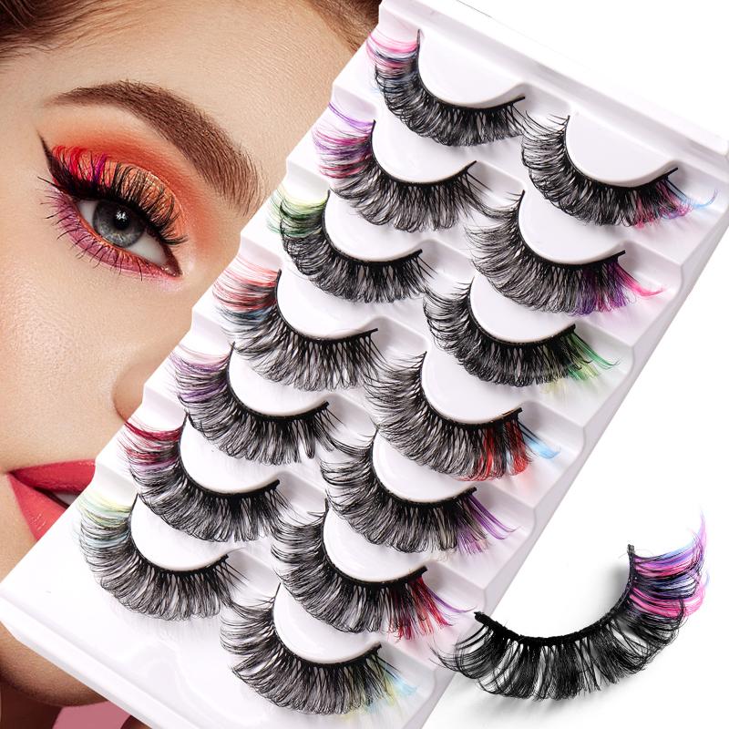 7 Pares de Cílios Postiços Col - Eyelash Extension Cluster avaliação e preço