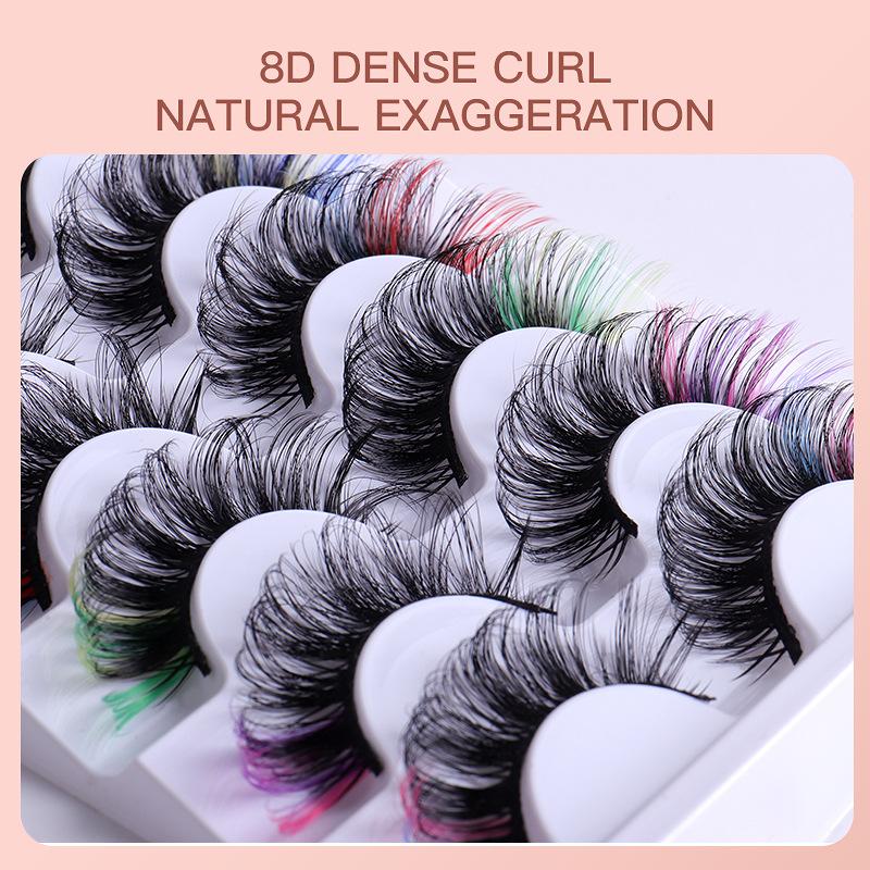 7 Pares de Cílios Postiços Col - Eyelash Extension Cluster avaliação e preço