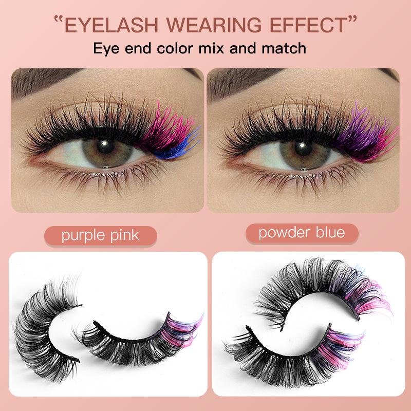 7 Pares de Cílios Postiços Col - Eyelash Extension Cluster avaliação e preço