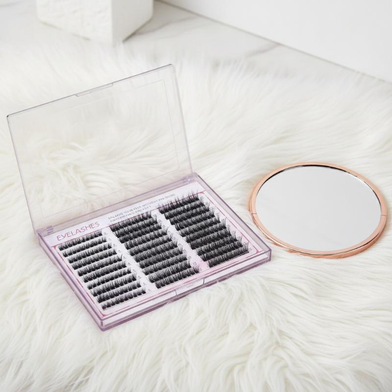 Extensões de Cílios em Cacho d - Eyelash Extension Cluster avaliação e preço