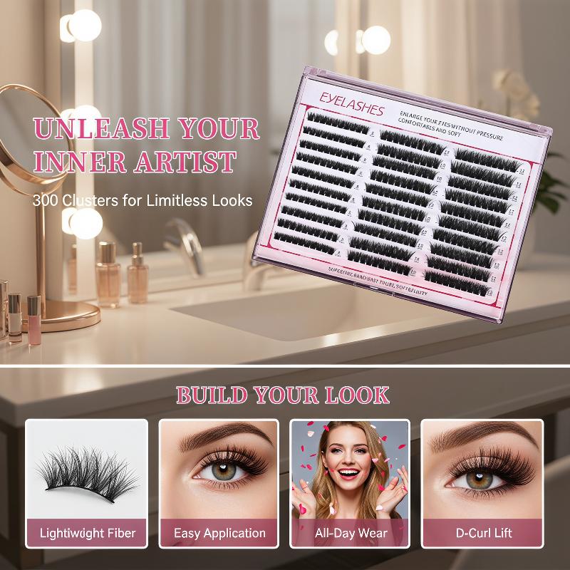 Extensões de Cílios em Cacho d - Eyelash Extension Cluster avaliação e preço