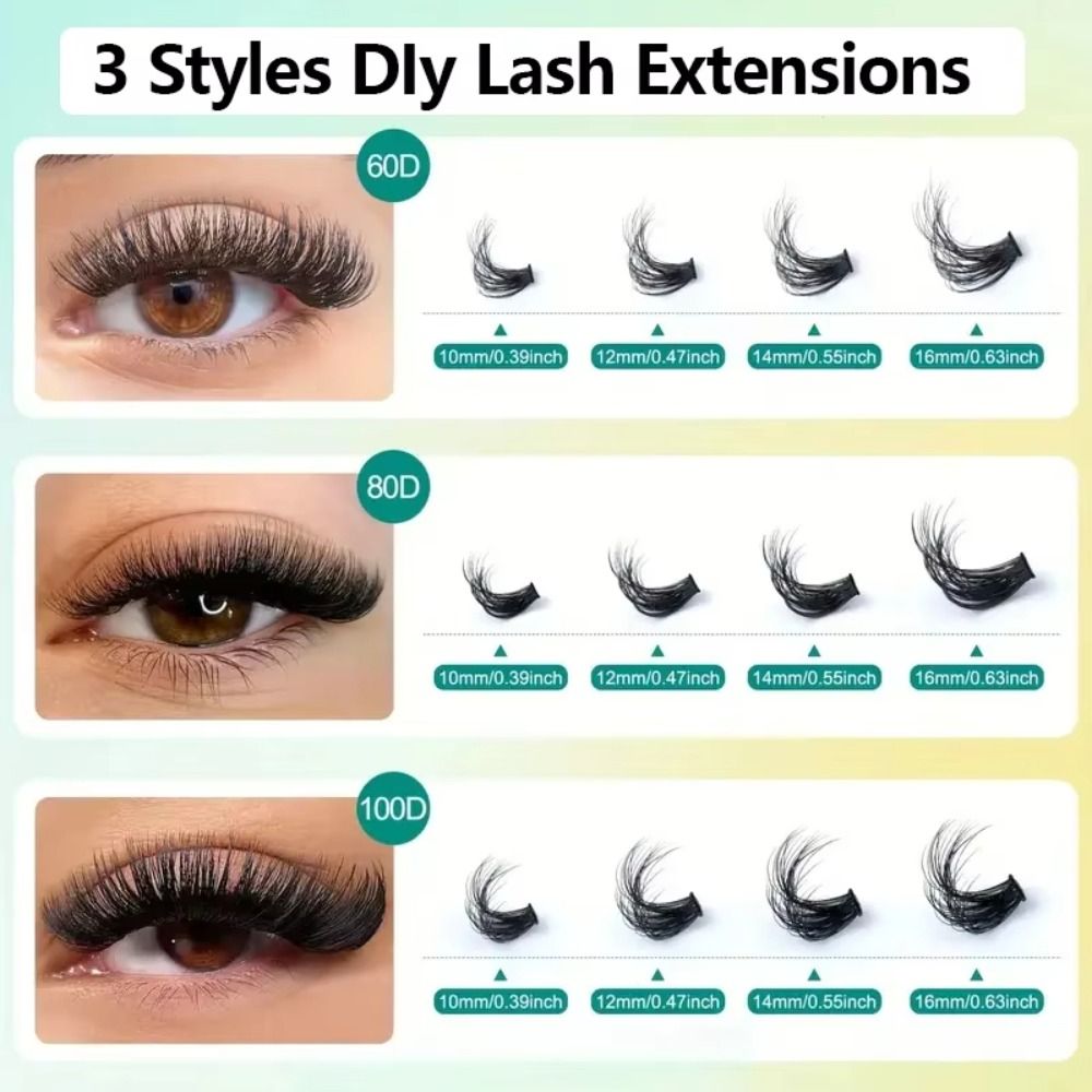 Cílios Postiços com Aparência  - Eyelash Extension Cluster avaliação e preço