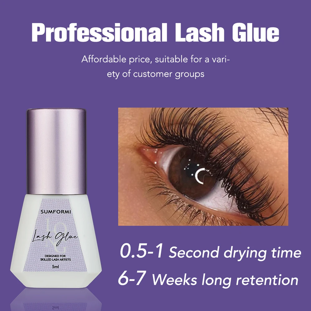 Cola preta fina para extensão  - Eyelash Extension Eye Irritation avaliação e preço