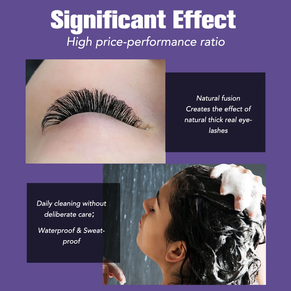 Cola preta fina para extensão  - Eyelash Extension Eye Irritation avaliação e preço