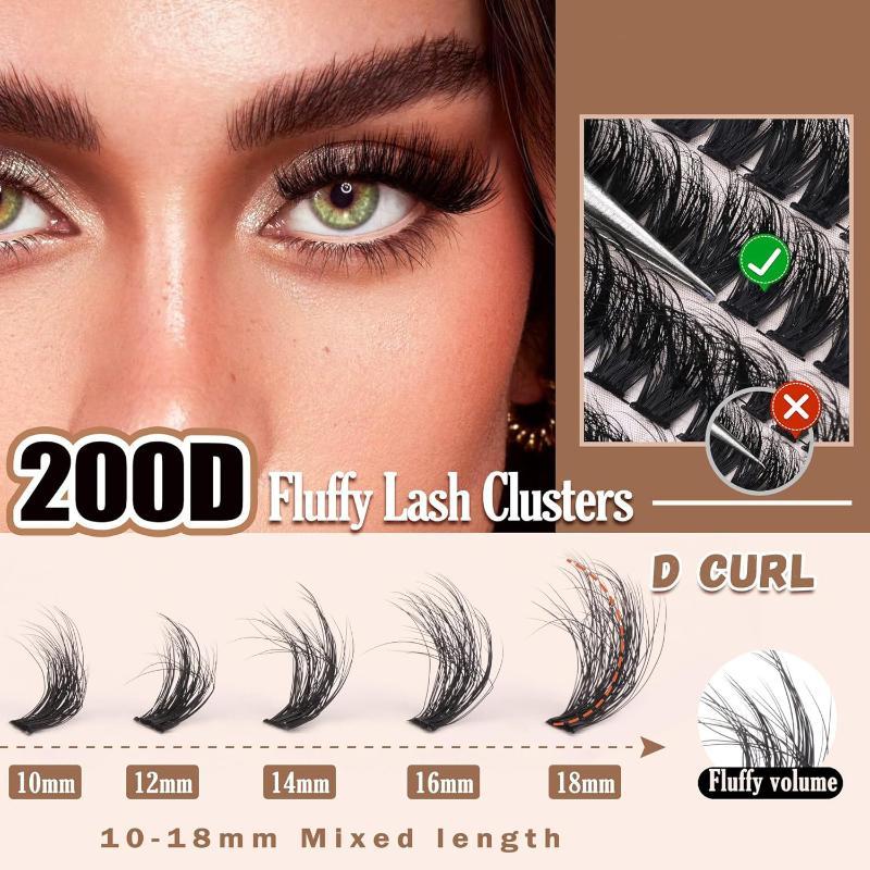 Novos Cachos de Cílios Volumos - Eyelash Extension Cluster avaliação e preço