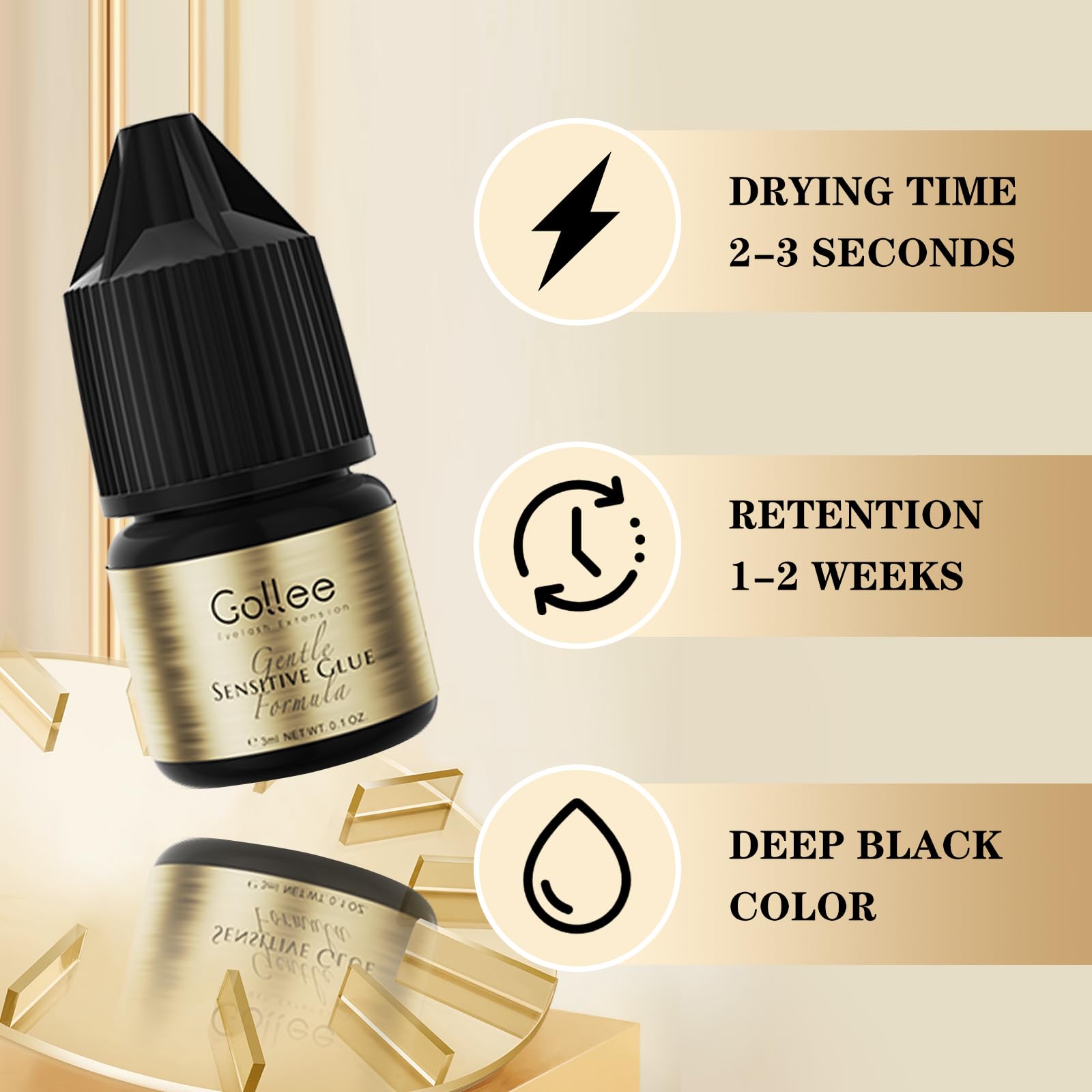 Gollee adesivo para extensão d - Eyelash Extension Eye Irritation avaliação e preço