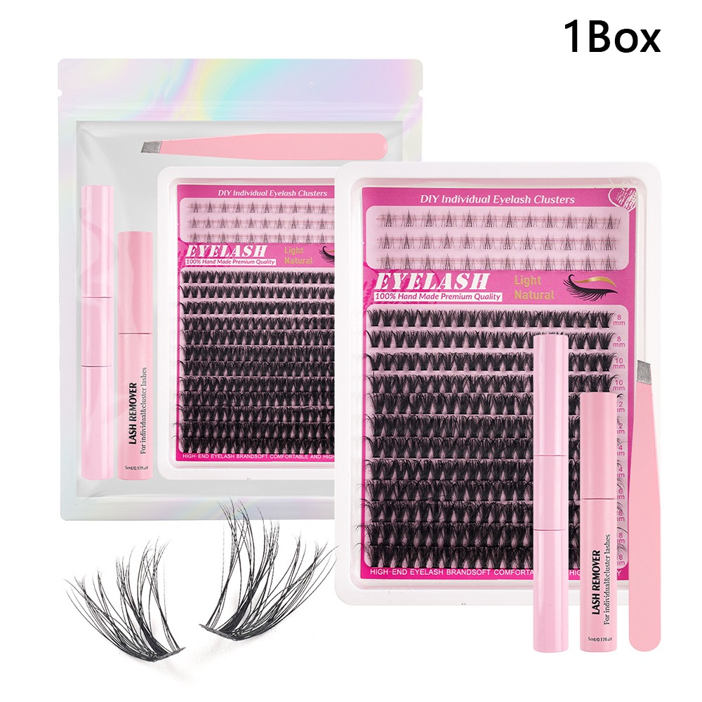 Cílios Postiços de 8-18mm de C - Eyelash Extension Cluster avaliação e preço